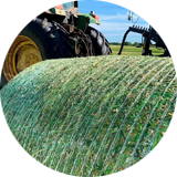 Empacado de heno o foraje