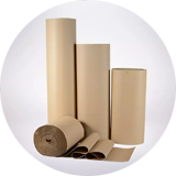 Cartón ondulado en bobina