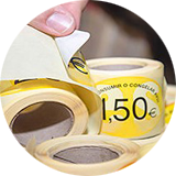 Etiqueta adhesiva antihumedad