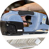 Flejadora de batería