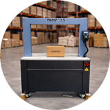 Flejadora semiautomática de mesa