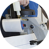 Cosedora de sacos y ribeteadora