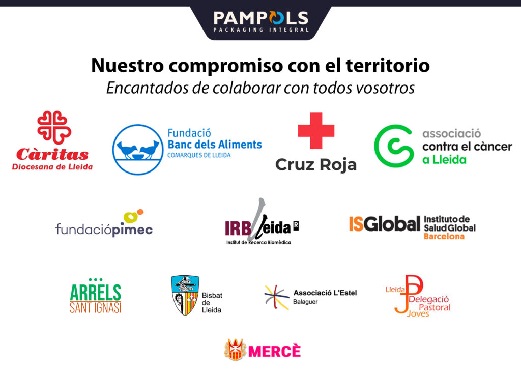 En PAMPOLS estamos orgullosos de haber colaborado con distintas entidades y organizaciones durante el año 2025