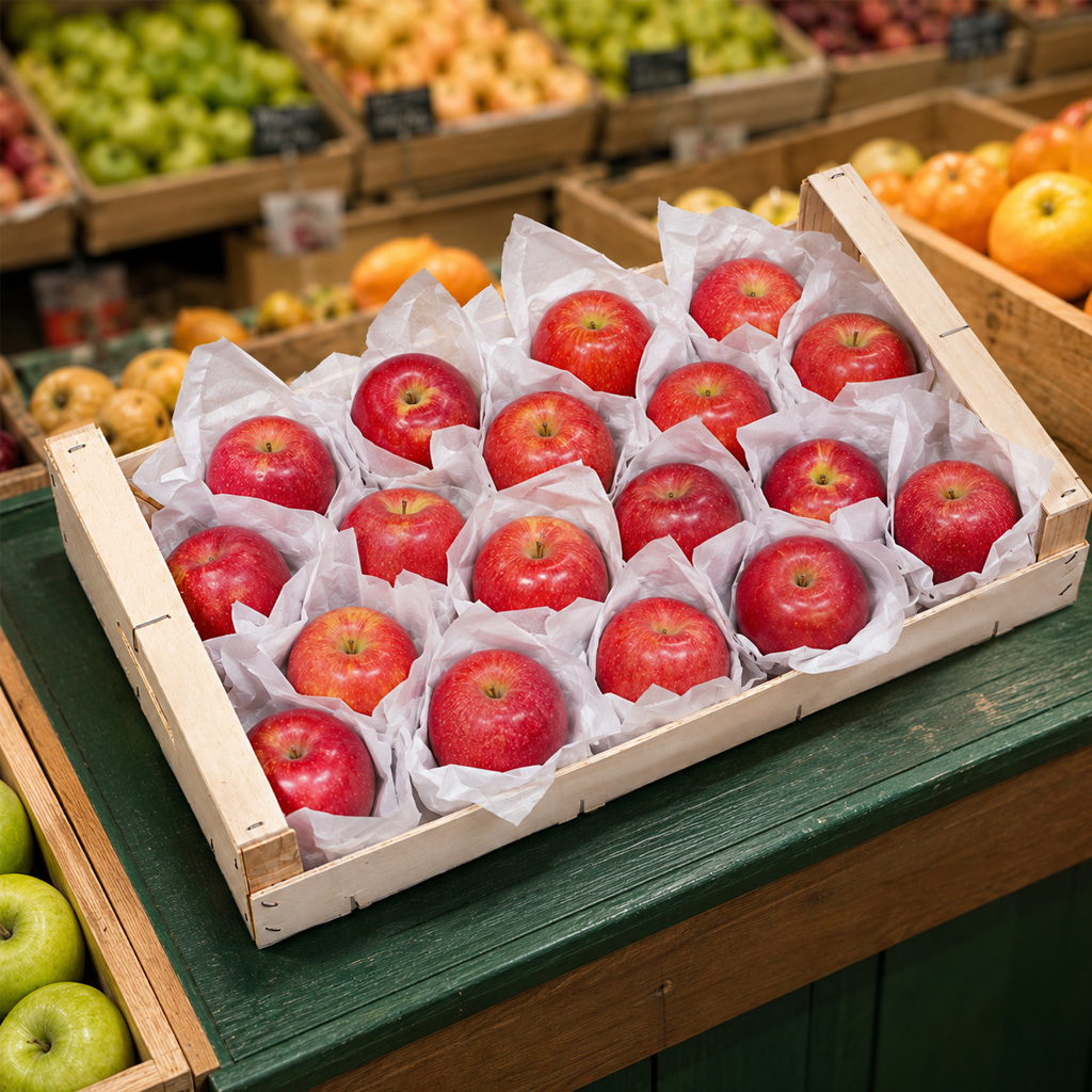 Papel seda para envolver y proteger fruta.